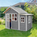 Cabane de jeux en bois Loft 150 - coloris gris - Exit Toys