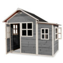 Cabane de jeux en bois Loft 150 - coloris gris - Exit Toys