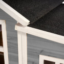 Cabane de jeux en bois Loft 150 - coloris gris - Exit Toys
