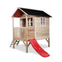 Cabane de jeux en bois Loft 300 - coloris naturel - Exit Toys
