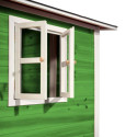 Cabane de jeux en bois massif Loft 300 - coloris vert - Exit Toys