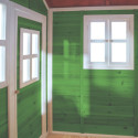 Cabane de jeux en bois massif Loft 300 - coloris vert - Exit Toys
