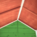 Cabane de jeux en bois massif Loft 300 - coloris vert - Exit Toys