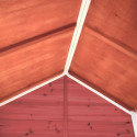 Cabane de jeux en bois Loft 300 - coloris rouge - Exit Toys