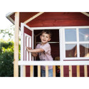 Cabane de jeux en bois Loft 300 - coloris rouge - Exit Toys