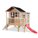Cabane de jeux en bois Loft 350 - coloris naturel - Exit Toys