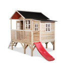 Cabane de jeux en bois Loft 350 - coloris naturel - Exit Toys