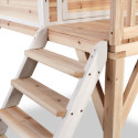 Cabane de jeux en bois Loft 350 - coloris naturel - Exit Toys