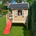 Cabane de jeux en bois Loft 350 - coloris naturel - Exit Toys