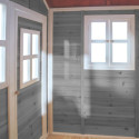 Cabane de jeux en bois Loft 350 - coloris gris - Exit Toys
