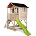 Cabane de jeux en bois Loft 500 - coloris naturel - Exit Toys