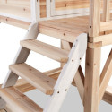 Cabane de jeux en bois Loft 500 - coloris naturel - Exit Toys
