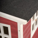 Cabane de jeux en bois Loft 500 - coloris rouge - Exit Toys
