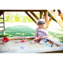 Cabane de jeux en bois Loft 500 - coloris rouge - Exit Toys