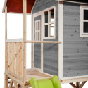 Cabane de jeux en bois Loft 500 - coloris gris - Exit Toys