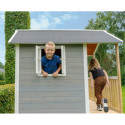 Cabane de jeux en bois Loft 500 - coloris gris - Exit Toys