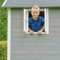 Cabane de jeux en bois Loft 500 - coloris gris - Exit Toys
