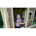 Cabane de jeux en bois Crooky 300 - coloris gris-beige - Exit Toys