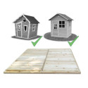 Plancher en bois pour maisonnettes Loft 100 et Crooky 100 -  Exit Toys