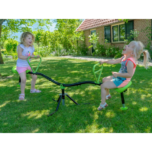 Tap-cul Spinner - rotatif - vert et noir - Exit Toys