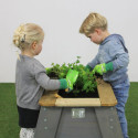 Carré potager Aksent L en bois massif - Exit Toys