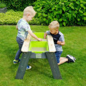 Table de jeux en bois massif avec 2 bacs amovibles - Exit Toys