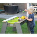 Table de jeux en bois massif avec 2 bacs amovibles - Exit Toys