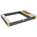 Bac à sable 200x140cm en bois avec cuisine Aksent - Exit Toys