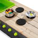 Bac à sable 200x140cm en bois avec cuisine Aksent - Exit Toys