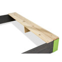 Bac à sable 200x140cm en bois avec cuisine Aksent - Exit Toys