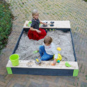 Bac à sable 200x140cm en bois avec cuisine Aksent - Exit Toys