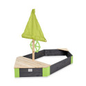 Bac à sable bateau 190x90cm en bois massif Aksent - Exit Toys