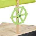 Bac à sable bateau 190x90cm en bois massif Aksent - Exit Toys
