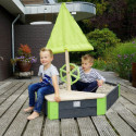 Bac à sable bateau 190x90cm en bois massif Aksent - Exit Toys