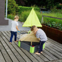 Bac à sable bateau 190x90cm en bois massif Aksent - Exit Toys