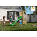 Station de jeux Funny 3 en bois traité - toboggan 220cm - FUNGOO