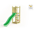 Station de jeux Funny 3 en bois traité - toboggan 220cm - FUNGOO