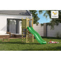 Station de jeux Funny 3 en bois traité - toboggan 220cm - FUNGOO