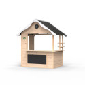 Cabane de jeux en bois Hika - naturel - conception ouverte - Exit Toys