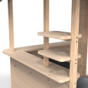 Cabane de jeux en bois Hika - naturel - conception ouverte - Exit Toys