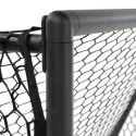But de football Scala en aluminium noir - 120x80cm - Exit Toys