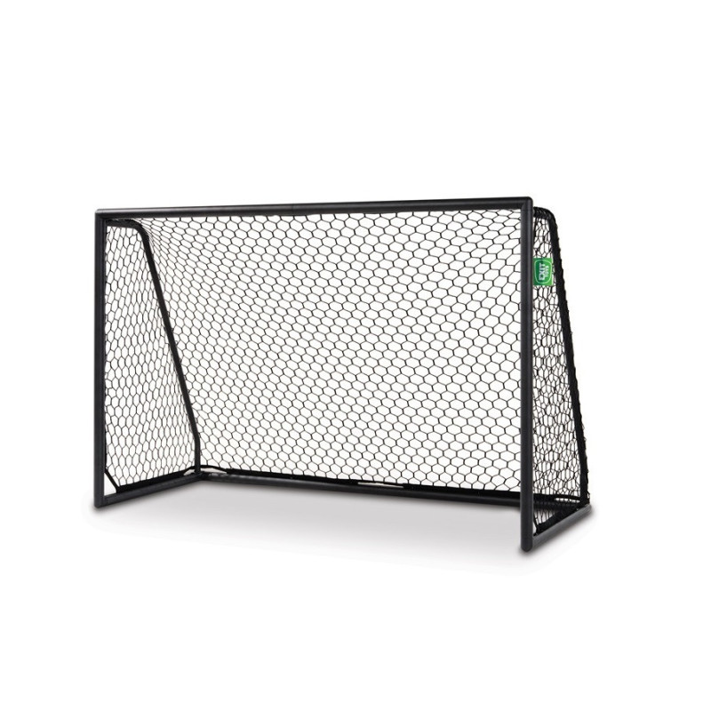 But de football Scala en aluminium noir - 180x120cm - Exit Toys