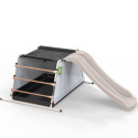 Toboggan L120cm avec échelle et tente de jeux - multiplay - Exit Toys