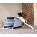 Toboggan L120cm avec échelle et tente de jeux - multiplay - Exit Toys