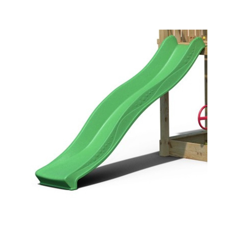 Glissière de toboggan de remplacement - 220cm - vert - Fungoo