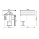 Cabane de jeux en bois Villa 137x121x140cm Westmann 