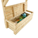 Cabane en bois Wildnis avec toboggan et coffre à jouets Westmann 