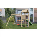 Aire de jeux avec toboggan - tour - 2 balançoires – Ambroise