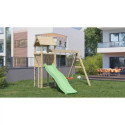 Aire de jeux avec toboggan - tour - 2 balançoires – Ambroise