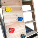 Aire de Jeux Bois Thermo POUET-POUET: 2 Balançoires, Toboggan
